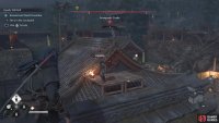 In the courtyard, go after the ranged enemies first to minimize being seen.