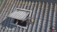 Playing as Naoe, it&rsquo;s easiest to sneak into the main building via the hatch on the roof.