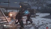 Sadaoki uses a lot of combos for attacks, meaning you&rsquo;ll have to block them all to get an opening.