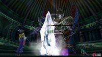 You can cast Blizzara on yourself with Shiva to heal