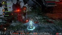 Avoid the walls of red lyrium as they spawn around you, which explode and inflict high damage.