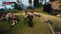 When the convoy arrives you may be tempted to fight the Guards and Witch Hunters around it,