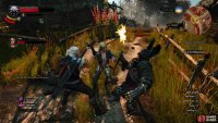 then draw the attention of the Nilfgaardian Officer and defeat him.