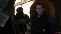 Having found out you&rsquo;re a Witcher, Ronvid next awaits you northwest of the Golden Sturgeon in Novigrad - and this time he has friends.