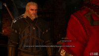 After a good dunking the Bloody Baron will tell you the full story behind his family&rsquo;s flight - take the opportunity to put this quest on pause long enough to save your game.