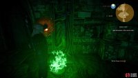 To solve the door&rsquo;s riddle, light braziers in front of four statues.