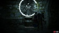 Continue past the rat nests and you&rsquo;ll find a projection left by the elven mage you seek.