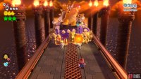 You need to knock the Kick Bombs back into Bowser to damage him