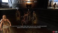 Speak with the heroes inside the hall to learn of the plan.